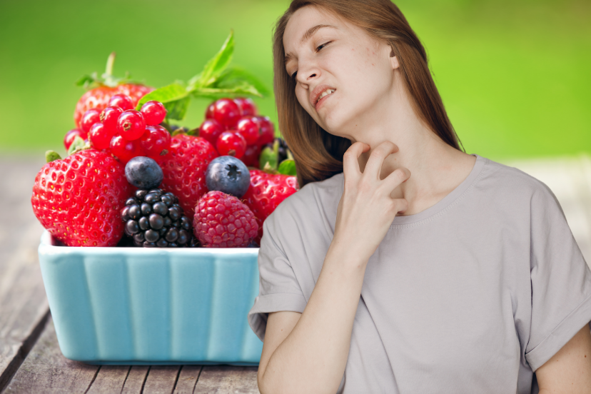 Allergic reaction to berries 1